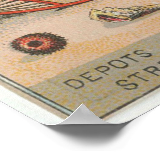 Camden and Atlantic Railroad Poster ポスター (角)