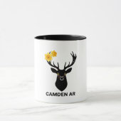 Camden AR Daffodil Festival - Black Deer Art Coffe マグカップ (中央)
