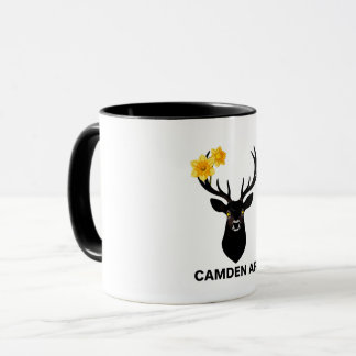 Camden AR Daffodil Festival - Black Deer Art Coffe マグカップ