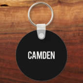 Camden Cool New Jersey Nj Fan Funny Gift Tee  キーホルダー (正面)