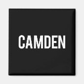 Camden Cool New Jersey Nj Fan Funny Gift Tee  マグネット (正面)