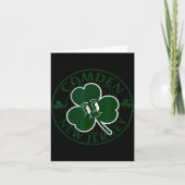 Camden New Jersey Irish Shamrock Nj Retro Souvenir カード (正面)