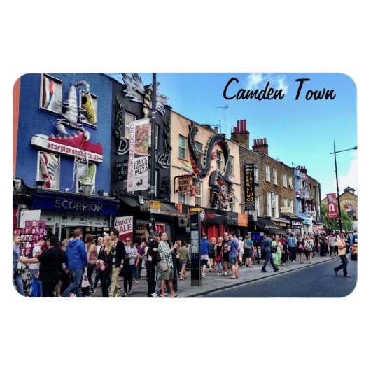 Camden Town 4"x6"フォトマグネット マグネット (横)