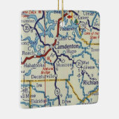 Camdenton MOヴィンテージマップ セラミックオーナメント (右)