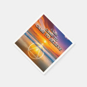 Came To Believe Recovery Slogan Sunrise スタンダードカクテルナプキン (角)