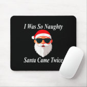 Came Twice Christmas Funny Naughty Dirty Raunchy G マウスパッド (マウス)