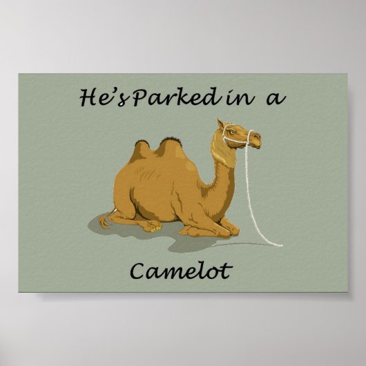 Camel Camelot Humor ポスター (正面)