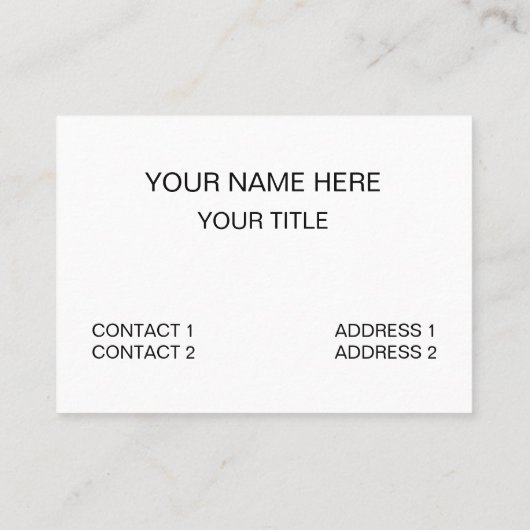 Camel Desert Animal Funny 名刺 (裏面)