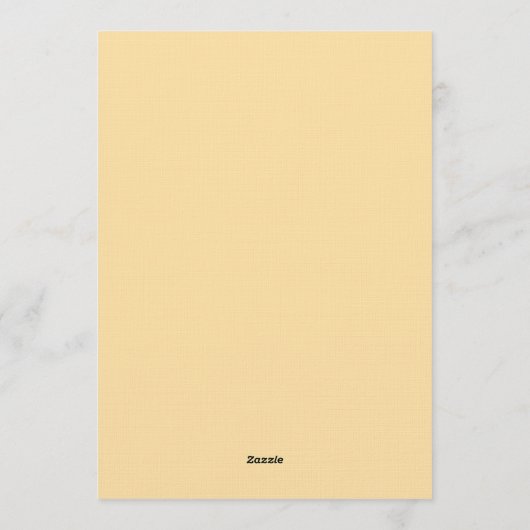 Camel Desert Animal Funny Birthday Party 招待状 (裏面)