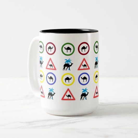 Camel Dromedary Coffee Mug ツートーンマグカップ (正面左)