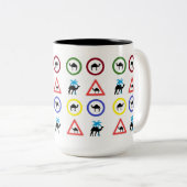 Camel Dromedary Coffee Mug ツートーンマグカップ (正面右)