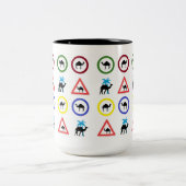 Camel Dromedary Coffee Mug ツートーンマグカップ (中央)