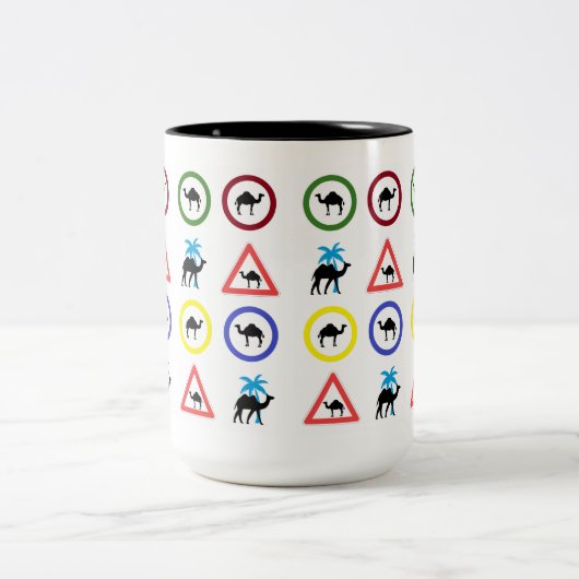 Camel Dromedary Coffee Mug ツートーンマグカップ (中央)