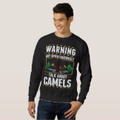 Camel Dromedary Egypt Camel スウェットシャツ (正面フル)