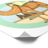 Camel Giza Pyramids ポスター (角)