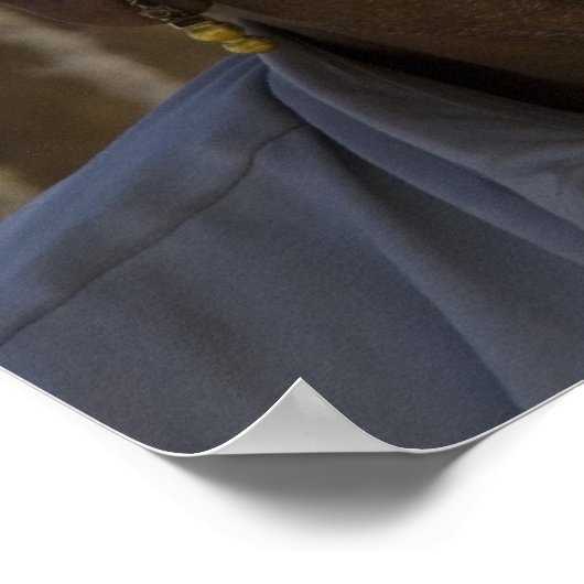 Camel Herder in Rajasthan ポスター (角)