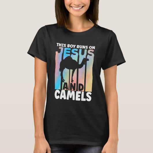 Camel Outfit for Camel Lovers Apparel for Boys Tシャツ (正面)