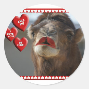 CAMEL VALENTINE – リップスティックを着て – キス私! ラウンドシール