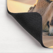 Camel Wearing a Red Retired Cap マウスパッド (コーナー)