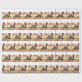 Camel Wearing a Red Retired Cap ラッピングペーパー (フラット)