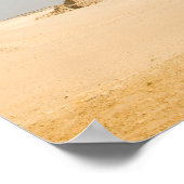 Camel with Pyramids Giza，エジプト ポスター (角)