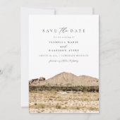 CAMELBACKマウンテンフェニックス日付を保存 招待状 (正面)