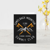 Camelback Mountain Hiking Phoenix Arizona  カード (黄色い花)