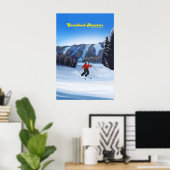 Camelback Mountain Ski Resort Travel Poster ポスター (ホームオフィス)