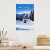 Camelback Mountain Ski Resort Travel Poster ポスター (キッチン)