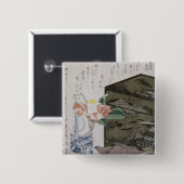 Cameliaの静物画、c.1820 缶バッジ (正面&裏面)