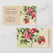 Camelia Nishimura Hodoのukiyo-eによっては芸術が開花します 名刺 (正面/裏面)