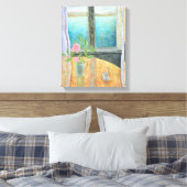 Camellia 2012でウィンドウ内の静止ライフ キャンバスプリント (インサイチュ (寝室))