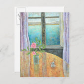 Camellia 2012でウィンドウ内の静止ライフ ポストカード (正面/裏面)