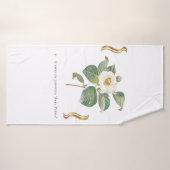 Camellia japonica 'Alba Plena'  バスタオル (バスタオル)