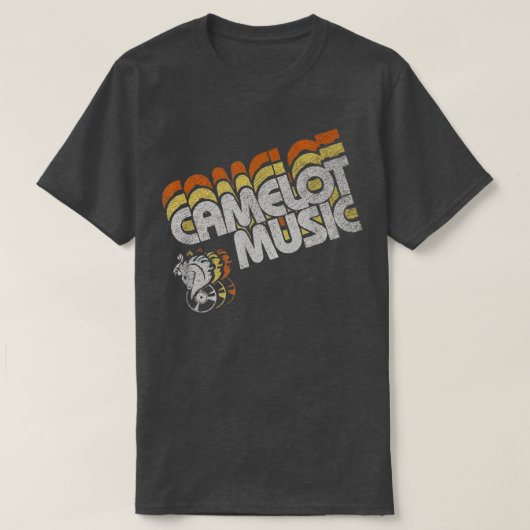 Camelot Music Retro Vintage  Tシャツ (デザイン正面)