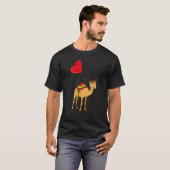 Camels With Heart Balloon Valentines Day Love Boys Tシャツ (正面フル)
