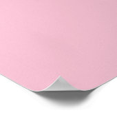  Cameo pink (solid color)  ポスター (角)