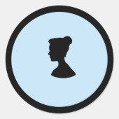 Cameo Sticker ラウンドシール (正面)