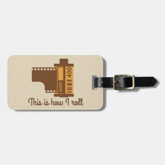 Camera 転が Film Lagage Tagの仕組み ラゲッジタグ (正面横)