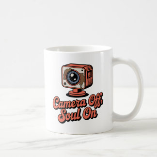 Camera Off, Soul On | Burnout with Coffee Sass   コーヒーマグカップ