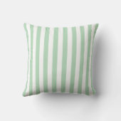 Camera on Sea Green Stripes, Accent Pillow,  クッション (裏面)