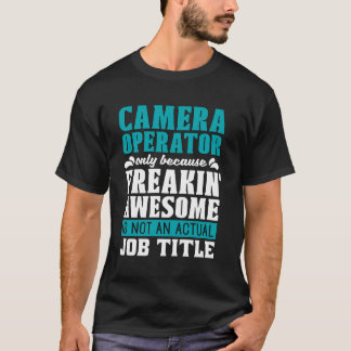 Camera OperatorはVideo Producerカメラを使用している場合のみ Tシャツ