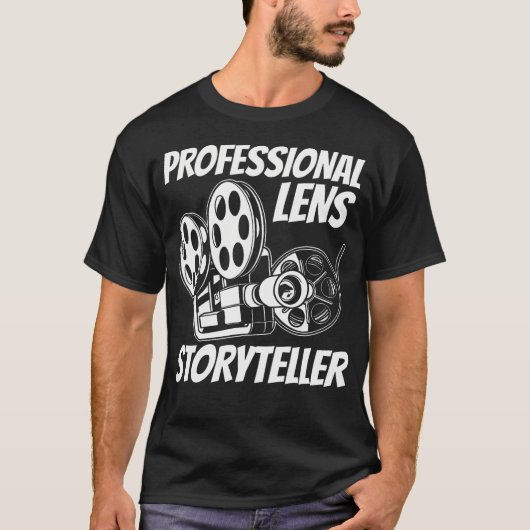 Camera Operator Film - Visual Storytelling Cinemat Tシャツ (正面)