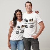 Camera Photographyグラフィッおもしろいクスシャツ Tシャツ (ユニセックス)