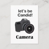Camera Professional Candid Photographer 名刺 (正面)