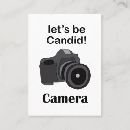 Camera Professional Candid Photographer 名刺