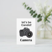 Camera Professional Candid Photographer 名刺 (スタンド正面)