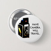 CAMERA.WILL旅行を持って下さい。 ボタン 缶バッジ (正面&裏面)