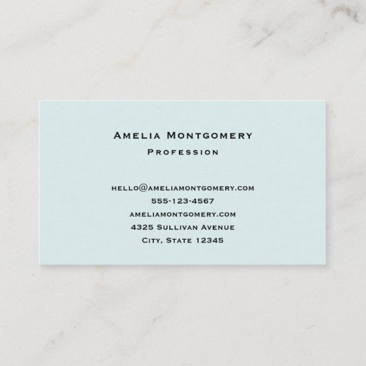 Camera with Flowers Retro Pastel Image 名刺 (裏面)