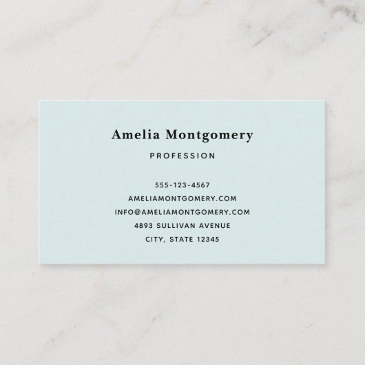 Camera with Flowers Retro Pastel Image 名刺 (裏面)